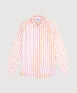 Striped Relaxed Linen Shirt