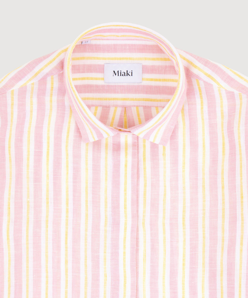 Striped Relaxed Linen Shirt