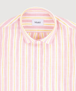 Striped Relaxed Linen Shirt