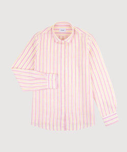 Striped Relaxed Linen Shirt