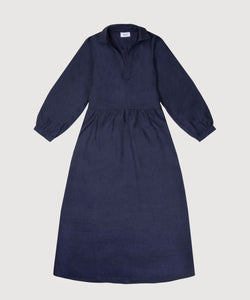 Relaxed Long Linen Dress