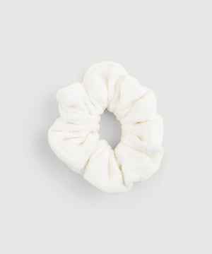 Ivory / One Size Terry Scrunchie Miaki Swiss Made Womenswear
