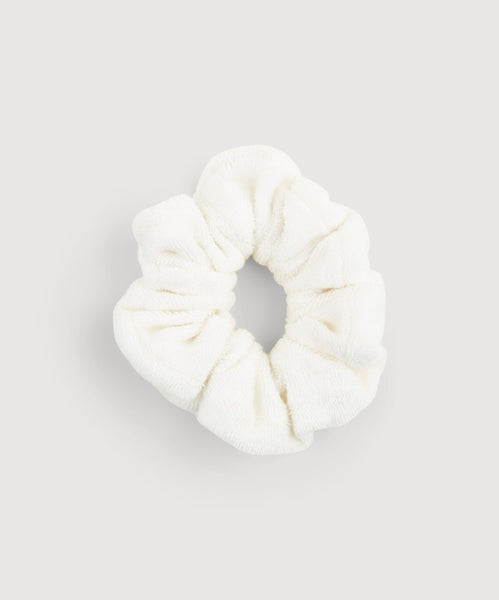 Ivory / One Size Terry Scrunchie Miaki Swiss Made Womenswear