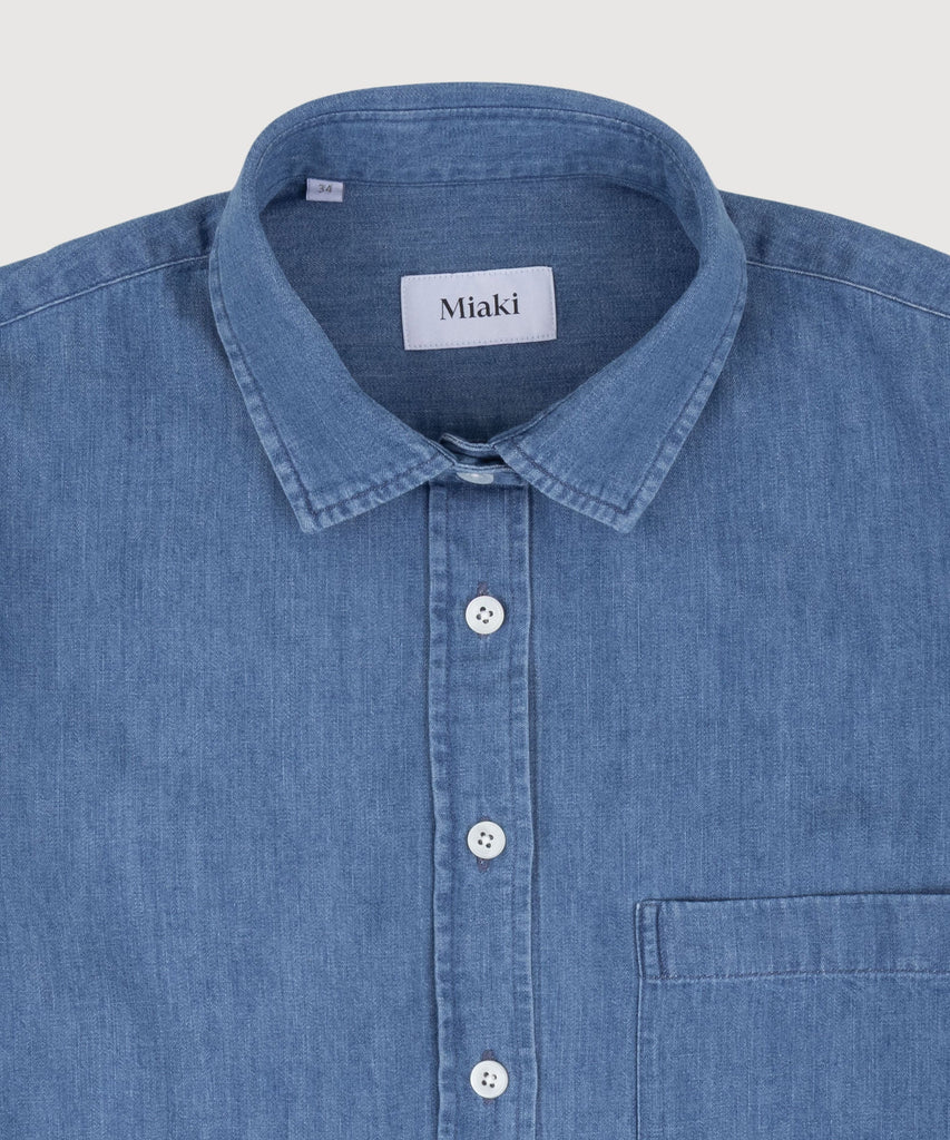 Relaxed Washed Chambray Shirt