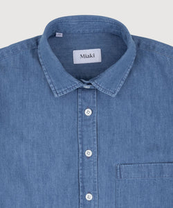 Relaxed Washed Chambray Shirt