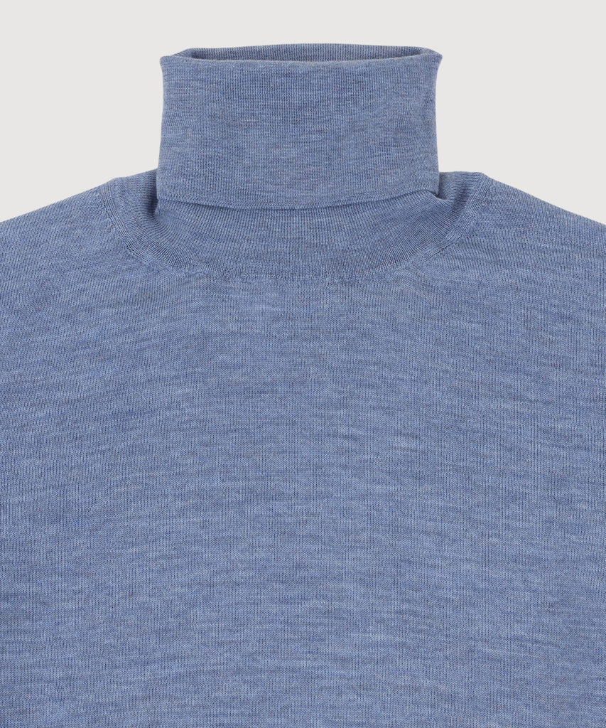 Rollkragenpullover aus Wolle