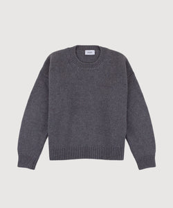 Heavy Wool Roundneck Sweater Miaki Swiss Made Womenswear
