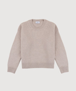 Heavy Wool Roundneck Sweater Miaki Swiss Made Womenswear