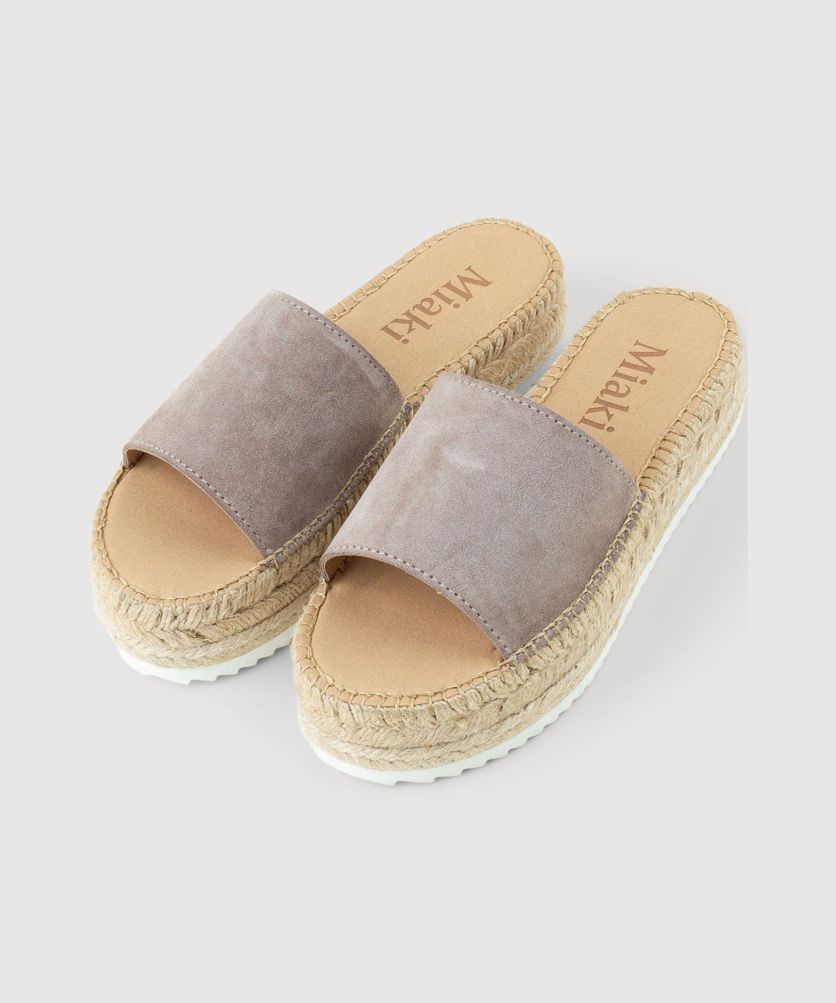 Espadrille Plateau Slides Maison Miaki