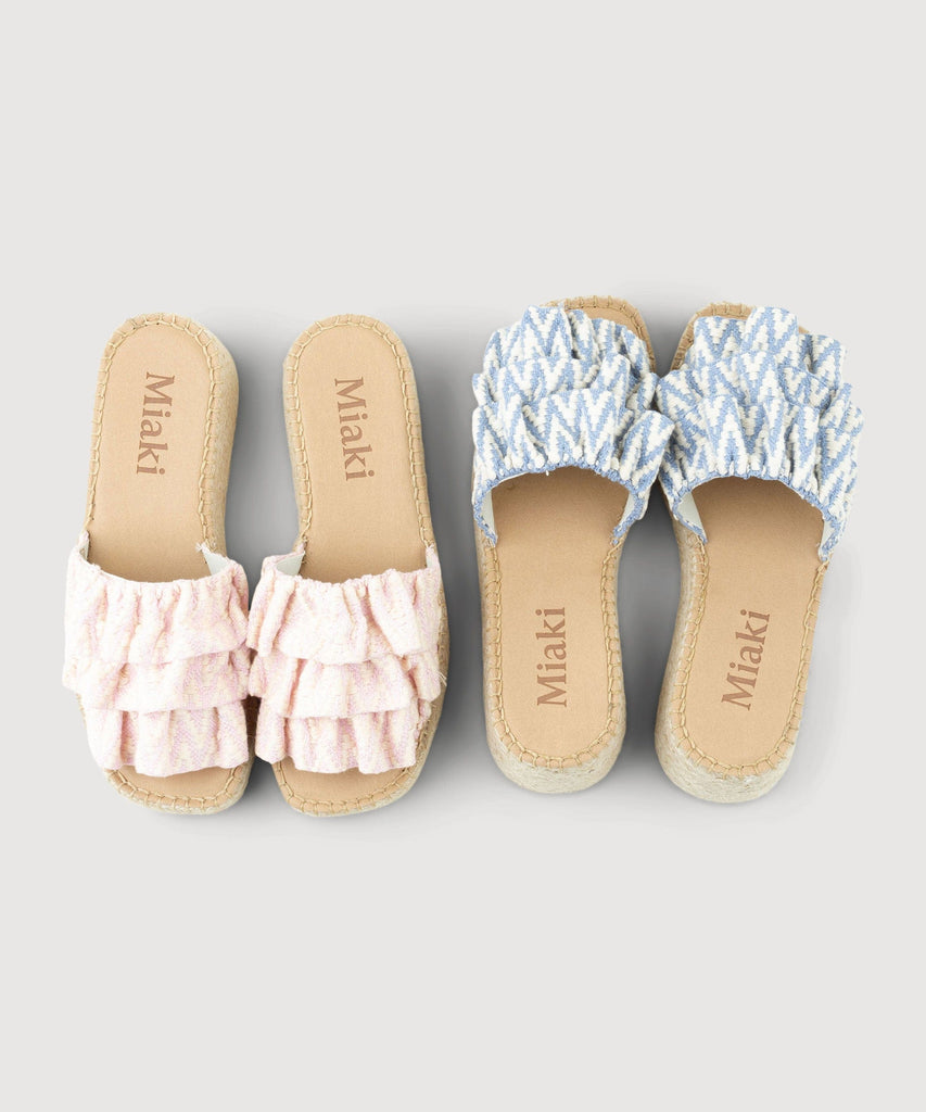 Fringe Espadrille Slides