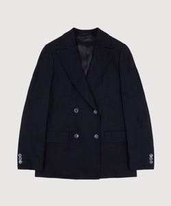 Double Breast Crepe Blazer