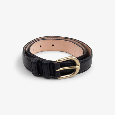 Classic Grained Leather Belt