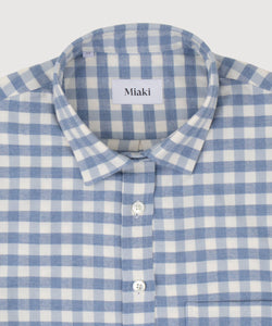 Relaxed Check Cashmere Shirt