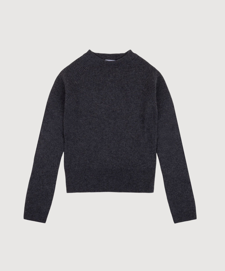 Ribbed Wool Sweater Miaki Swiss Made Womenswear