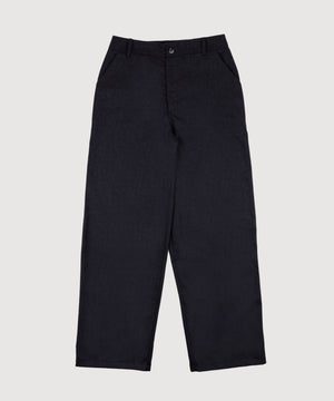 Black / 34 Flannel Trousers Miaki Swiss Made Womenswear