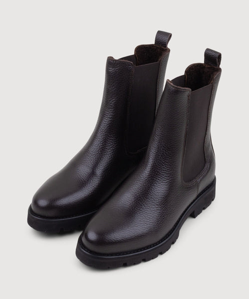 Dark Brown / 35 Chelsea Boot Miaki Swiss Made Womenswear