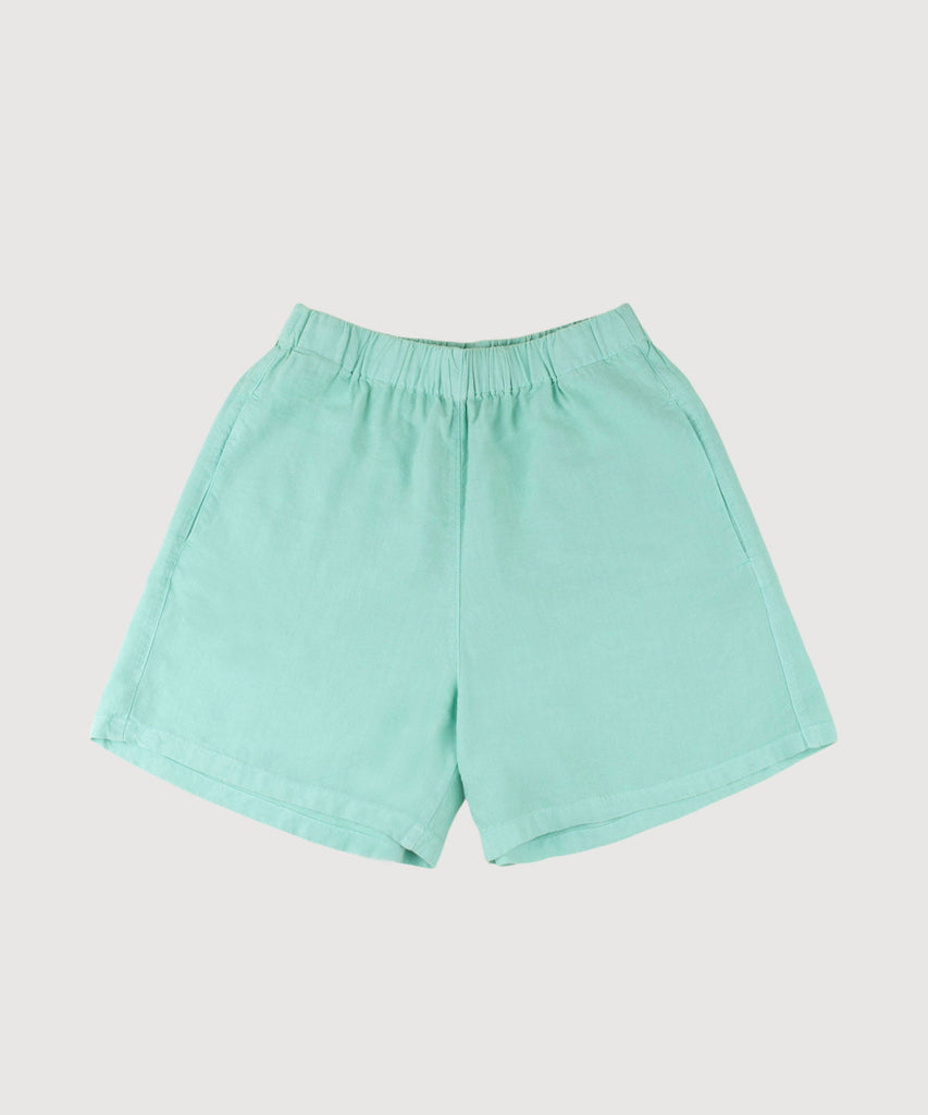 Leinen-Wochenendshorts
