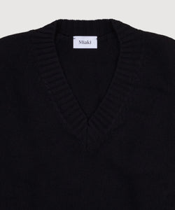 Deep V-Neck Sweater Miaki Swiss Made Womenswear