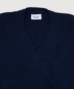 Deep V-Neck Sweater Miaki Swiss Made Womenswear