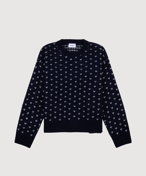 Heart Sweater Miaki Swiss Made Womenswear