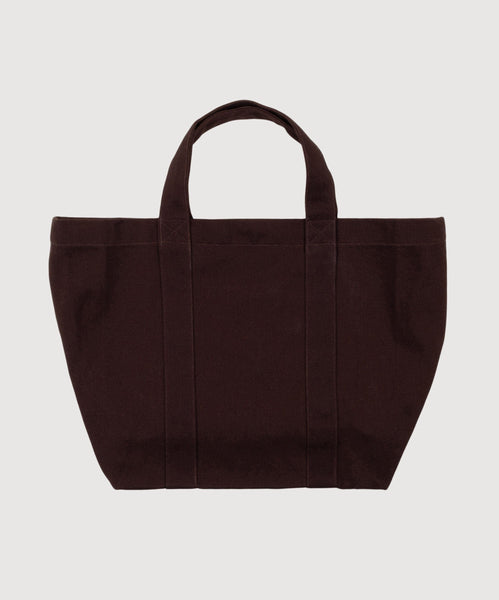 Dark Brown / One Size Canvas Tote Bag Miaki Swiss Made Womenswear