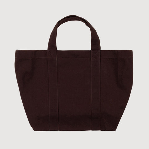 Dark Brown / One Size Canvas Tote Bag Miaki Swiss Made Womenswear