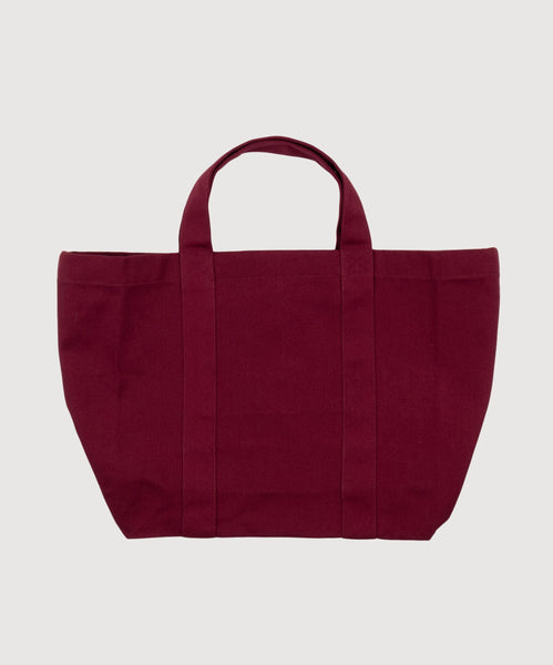 Bordeaux / One Size Canvas Tote Bag Miaki Swiss Made Womenswear