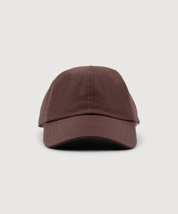 Dark Brown / One Size Cotton Cap Miaki Swiss Made Womenswear