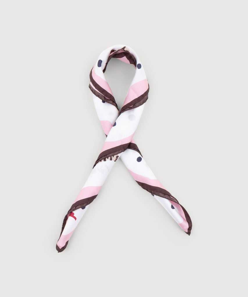 Silk Foulard Tiger Miaki Swiss Made Womenswear