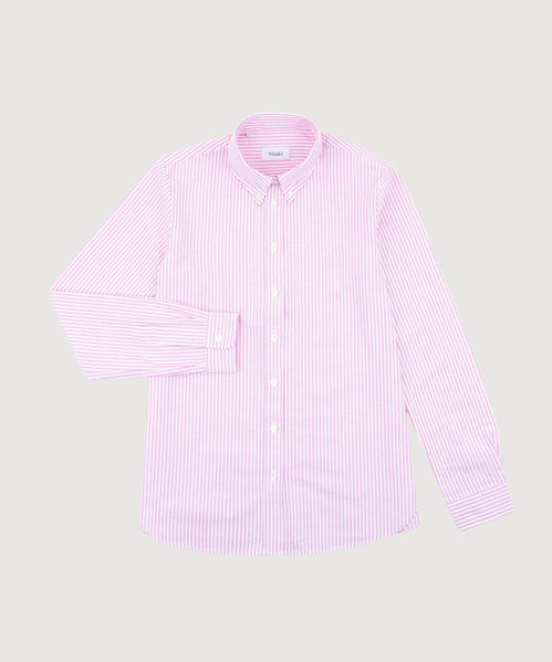 Relaxed Oxford Stripe Shirt Miaki Swiss Made Womenswear