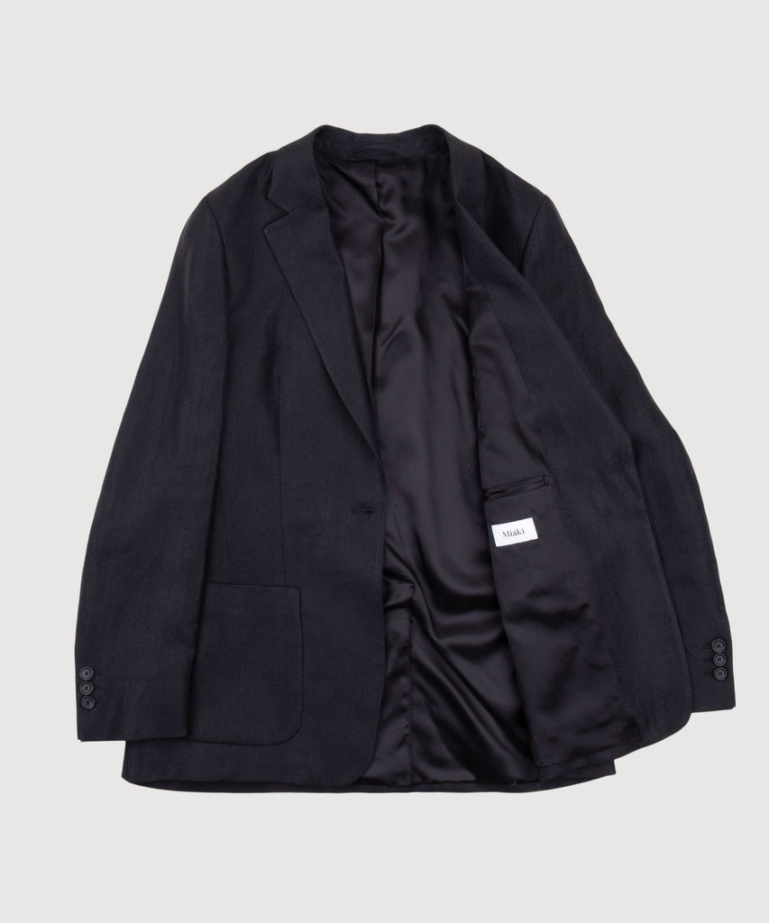 Relaxed Linen Blazer Miaki Swiss Made Womenswear
