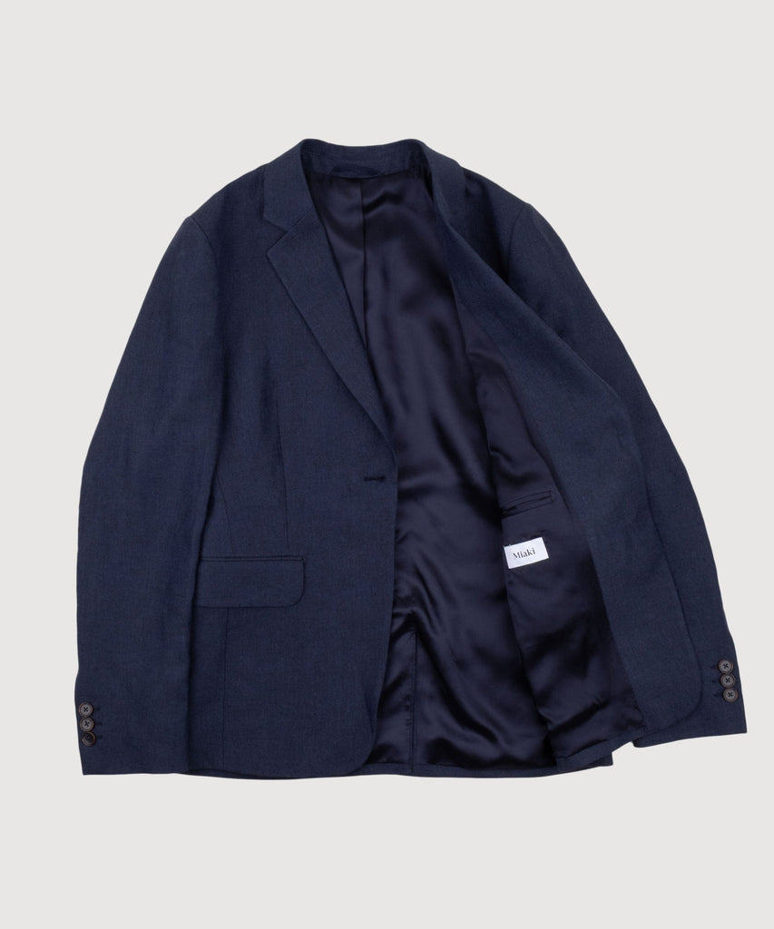 Classic Linen Blazer Miaki Swiss Made Womenswear