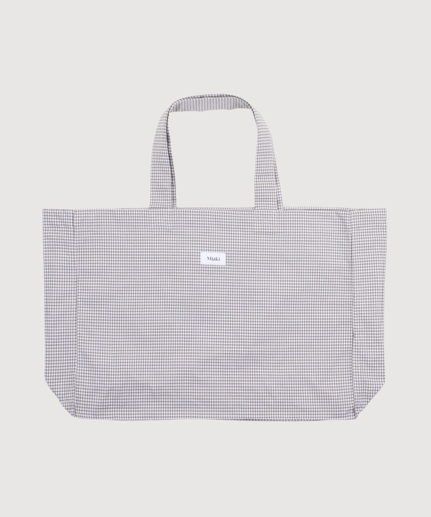 Check Beach Bag Miaki Swiss Made Womenswear