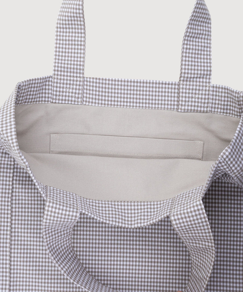 Check Tote Bag Miaki Swiss Made Womenswear