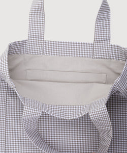 Check Tote Bag Miaki Swiss Made Womenswear