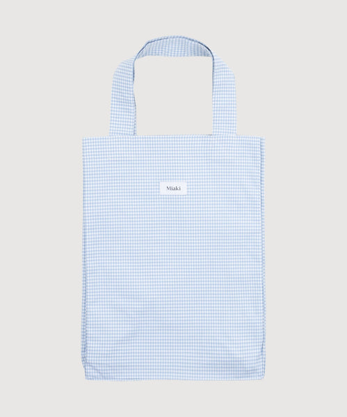 Check Beige / One Size Check Tote Bag Miaki Swiss Made Womenswear