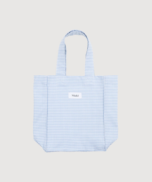 Check Beige / One Size Check Mini Tote Bag Miaki Swiss Made Womenswear