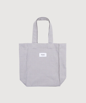 Check Beige / One Size Check Mini Tote Bag Miaki Swiss Made Womenswear