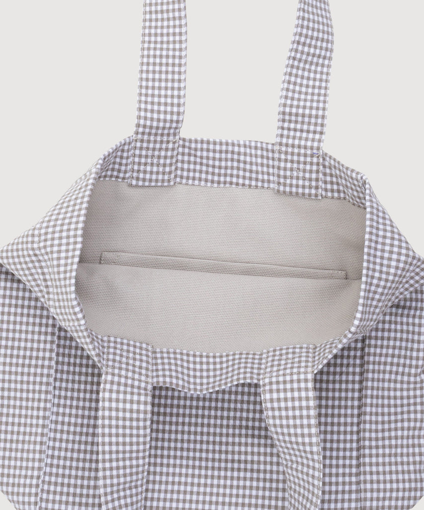 Check Mini Tote Bag Miaki Swiss Made Womenswear