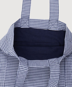 Check Mini Tote Bag Miaki Swiss Made Womenswear