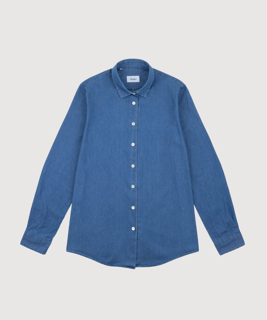 Relaxed Light Jeans Shirt Miaki Swiss Made Womenswear