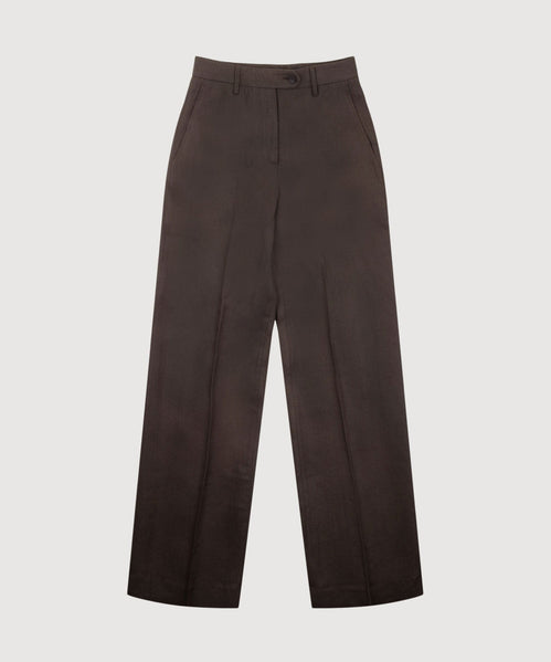 Wide Leg Linen Trousers Miaki Swiss Made Womenswear
