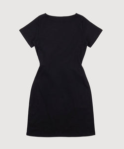 Short Jersey Knot Dress Miaki Swiss Made Womenswear