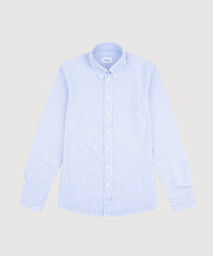 Relaxed Oxford Stripe Shirt Miaki Swiss Made Womenswear
