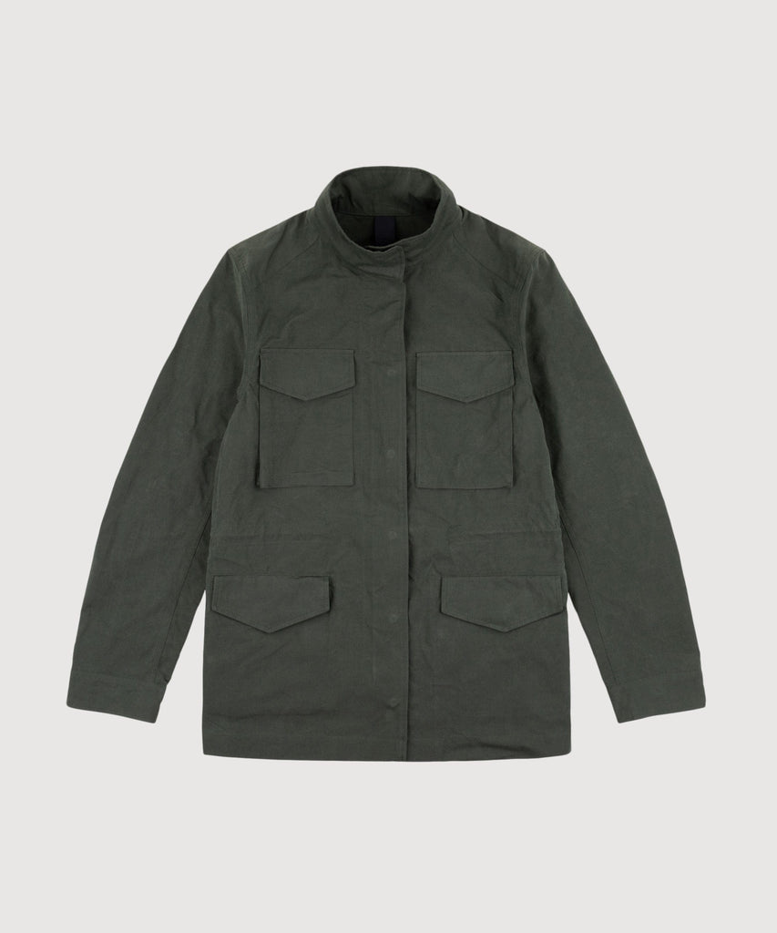 Waxed Field Jacket Miaki Swiss Made Womenswear