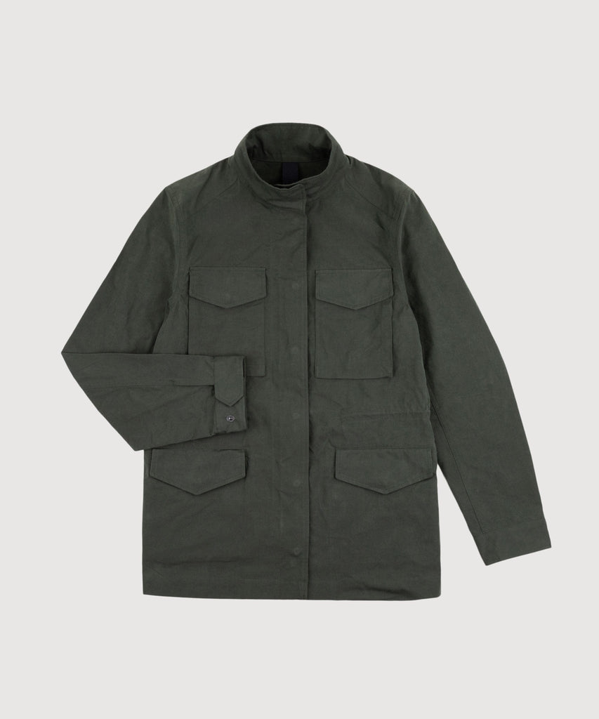 Waxed Field Jacket Miaki Swiss Made Womenswear