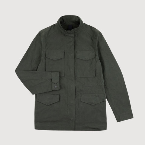 Waxed Field Jacket Miaki Swiss Made Womenswear