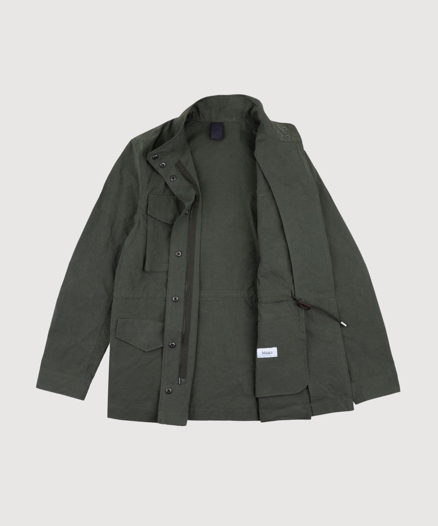 Waxed Field Jacket Miaki Swiss Made Womenswear