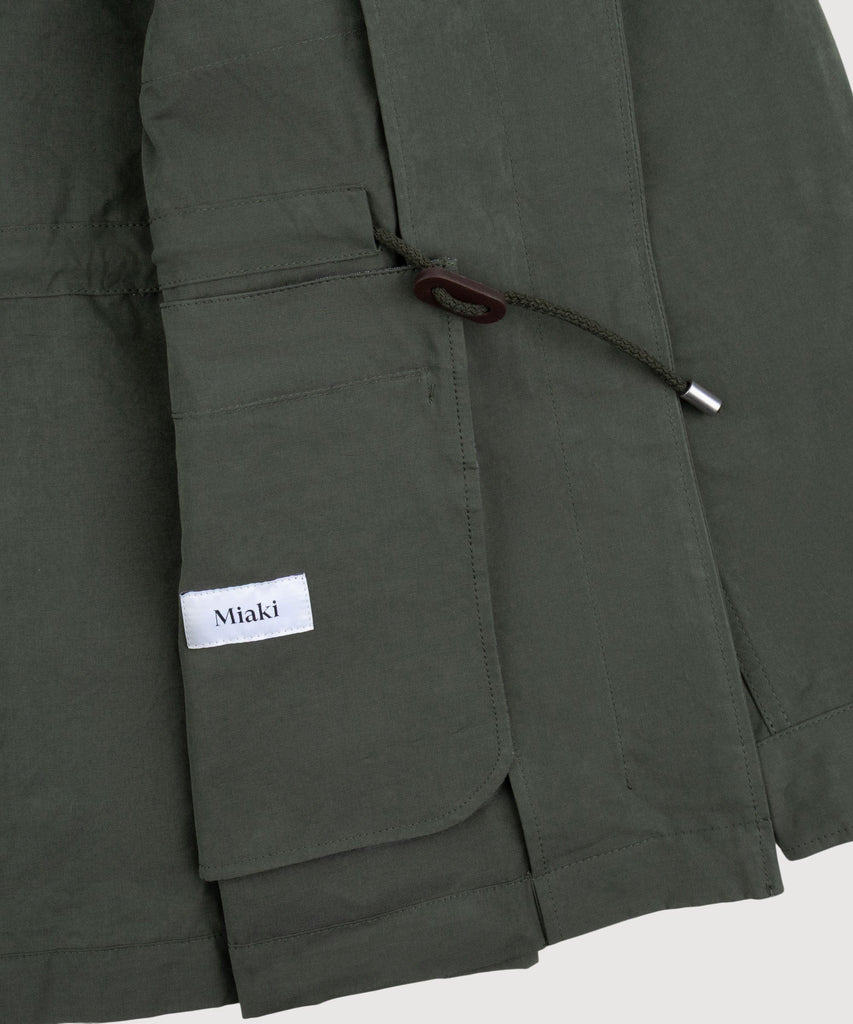 Waxed Field Jacket Miaki Swiss Made Womenswear