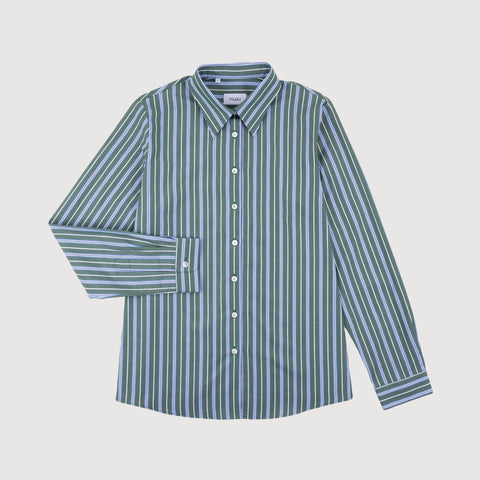 Green / 34 Relaxed Ivy League Shirt Miaki Swiss Made Womenswear